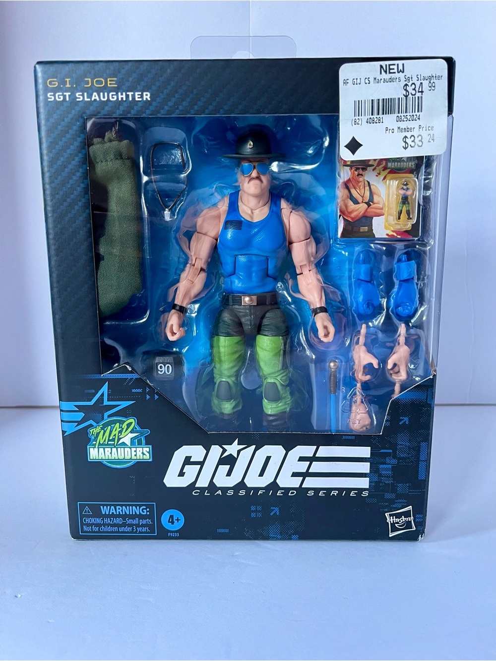 NIB GI Joe Classified SGT Slaughter